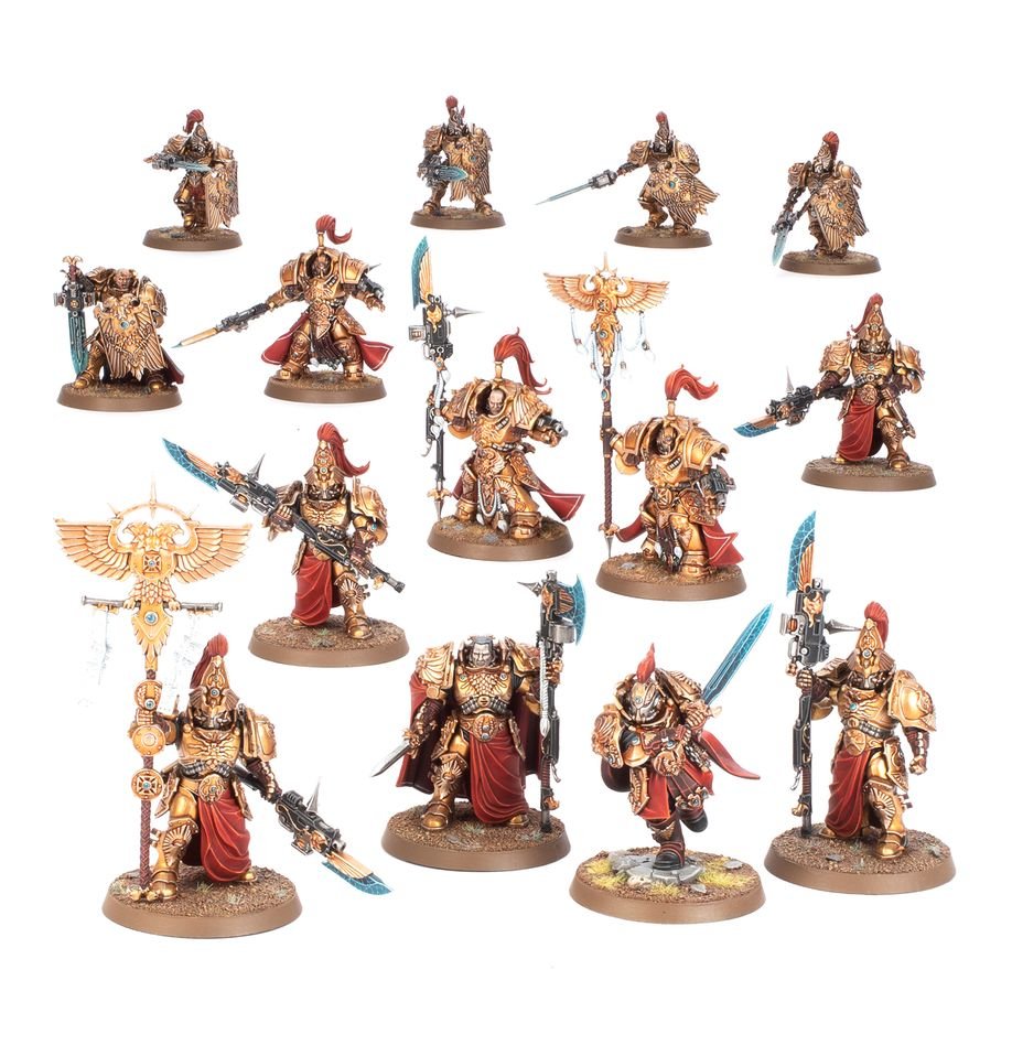Warhammer 40k Adeptus Custodes Combat Patrol - WiredVillage Games - Games Workshop