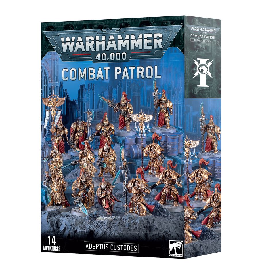 Warhammer 40k Adeptus Custodes Combat Patrol - WiredVillage Games - Games Workshop