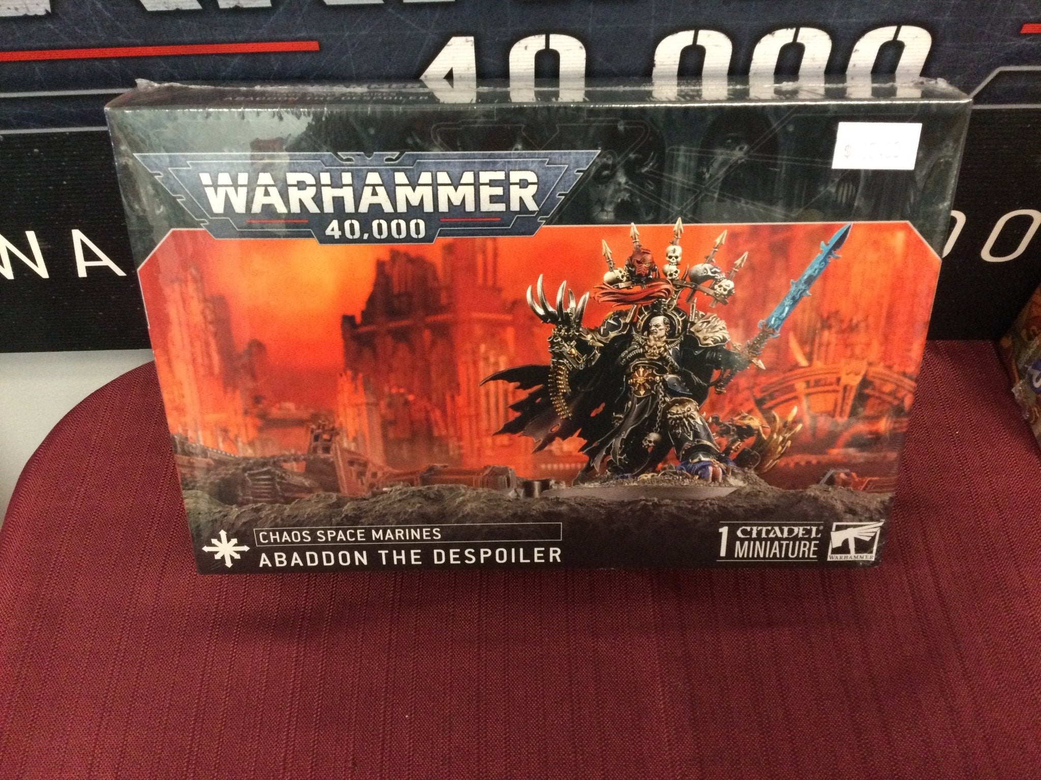 Warhammer 40k chaos space Marines Abaddon the Despoiler - WiredVillage Games - Games Workshop