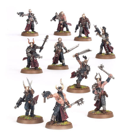Warhammer 40k Chaos Space Marines: Chaos Cultists - WiredVillage Games - Games Workshop