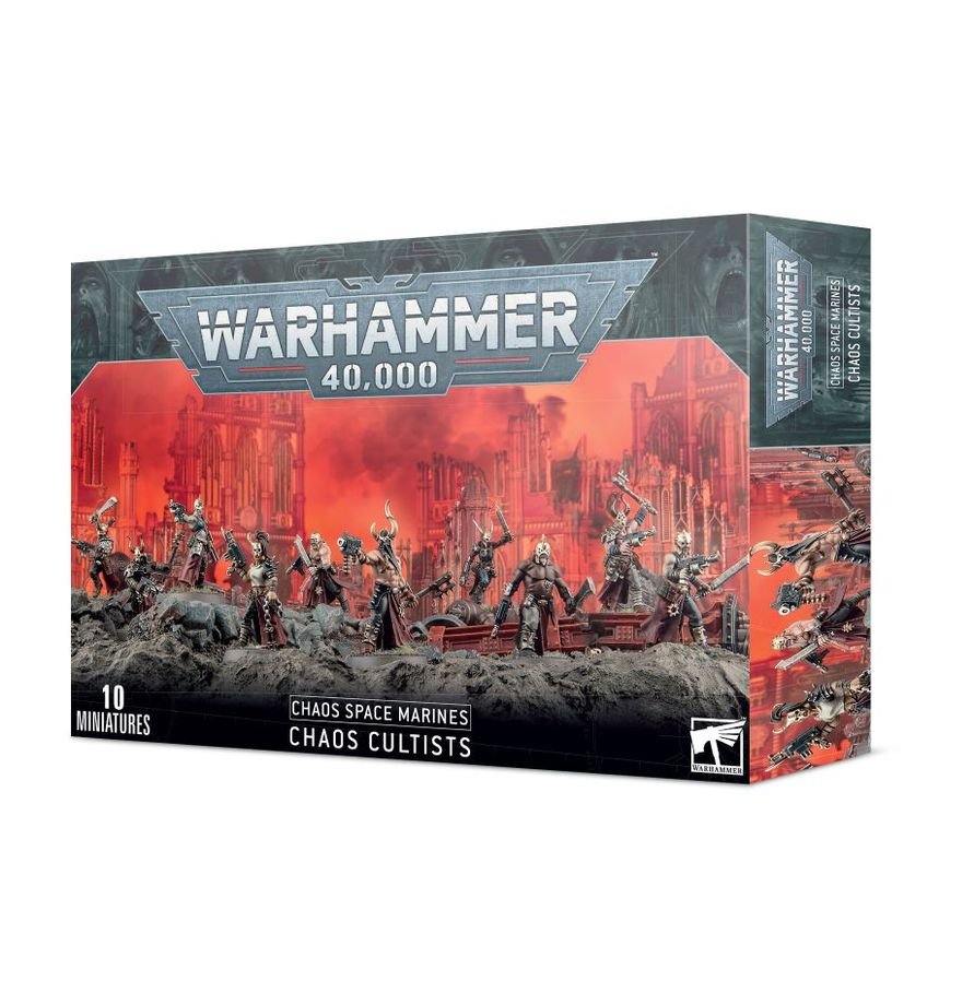 Warhammer 40k Chaos Space Marines: Chaos Cultists - WiredVillage Games - Games Workshop