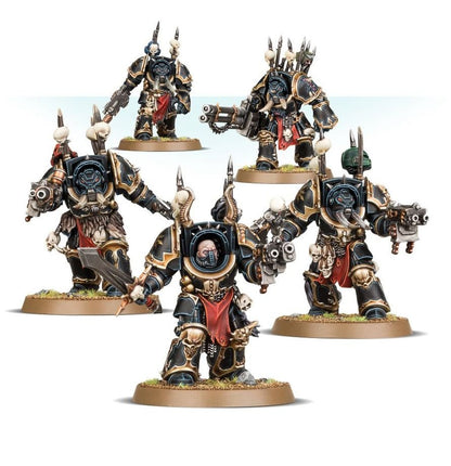 Warhammer 40k Chaos Space Marines: Chaos Terminator Squad - WiredVillage Games - Games Workshop WiredVillage Games