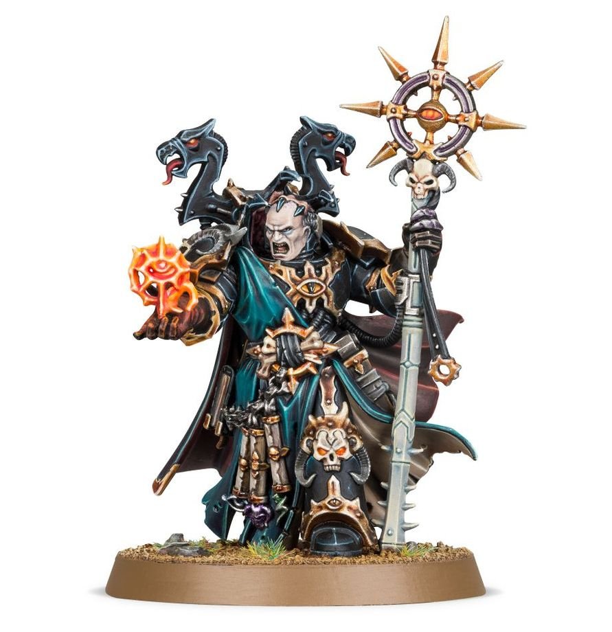 Warhammer 40k Chaos Space Marines: Sorcerer - WiredVillage Games - Games Workshop WiredVillage Games