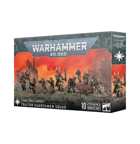 Warhammer 40k Chaos Space Marines: Traitor Guardsmen Squad - WiredVillage Games - Games Workshop WiredVillage Games