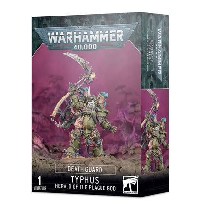 Warhammer 40k Deathguard: Typhus Herald of the Plague God - WiredVillage Games - Games Workshop WiredVillage Games