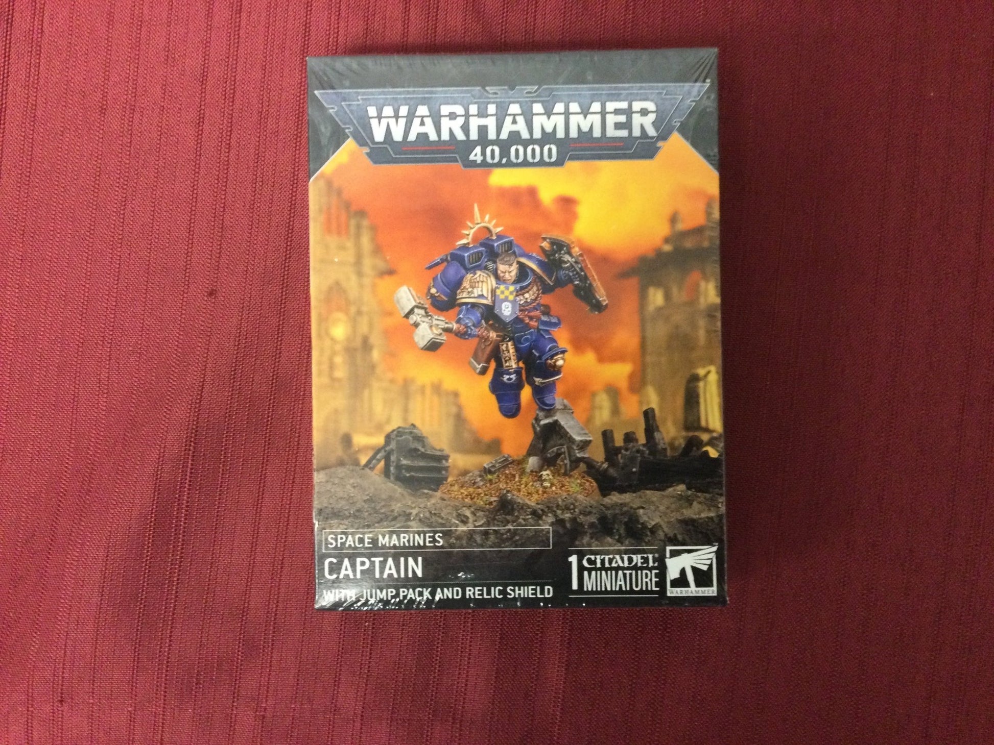 Warhammer 40k space Marines Captain - WiredVillage Games - Games Workshop