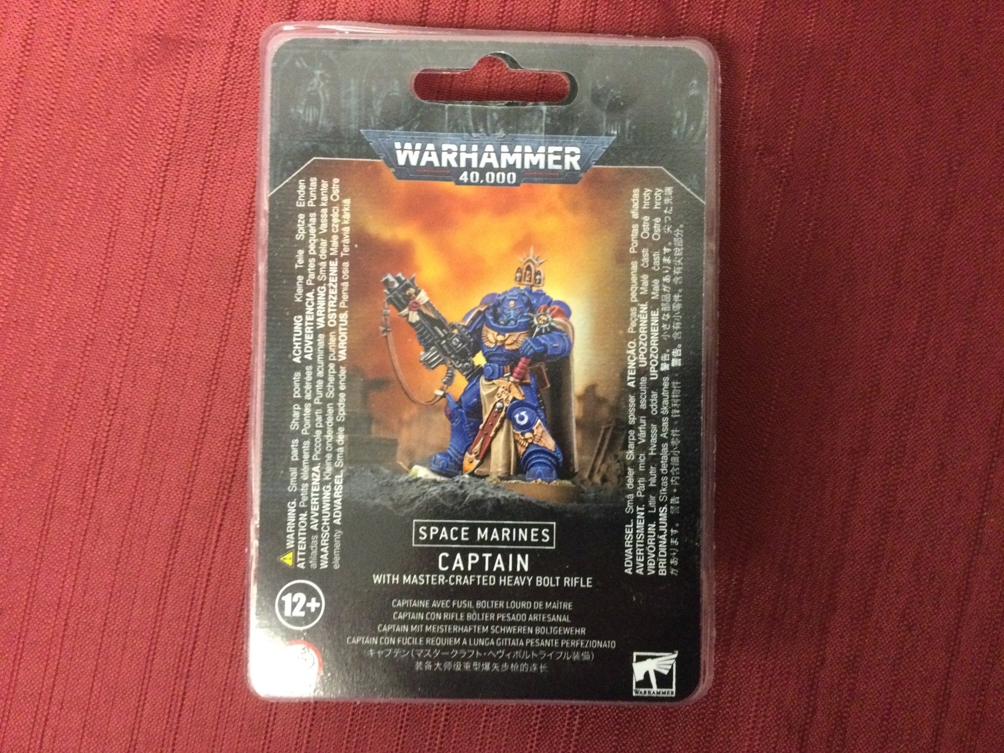 Warhammer 40k Space Marines Captain - WiredVillage Games - Games Workshop