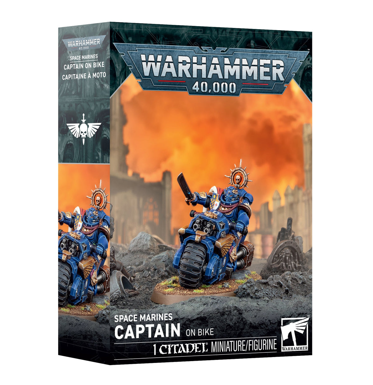 Warhammer 40k Space Marines: Captain On Bike - Warhammer