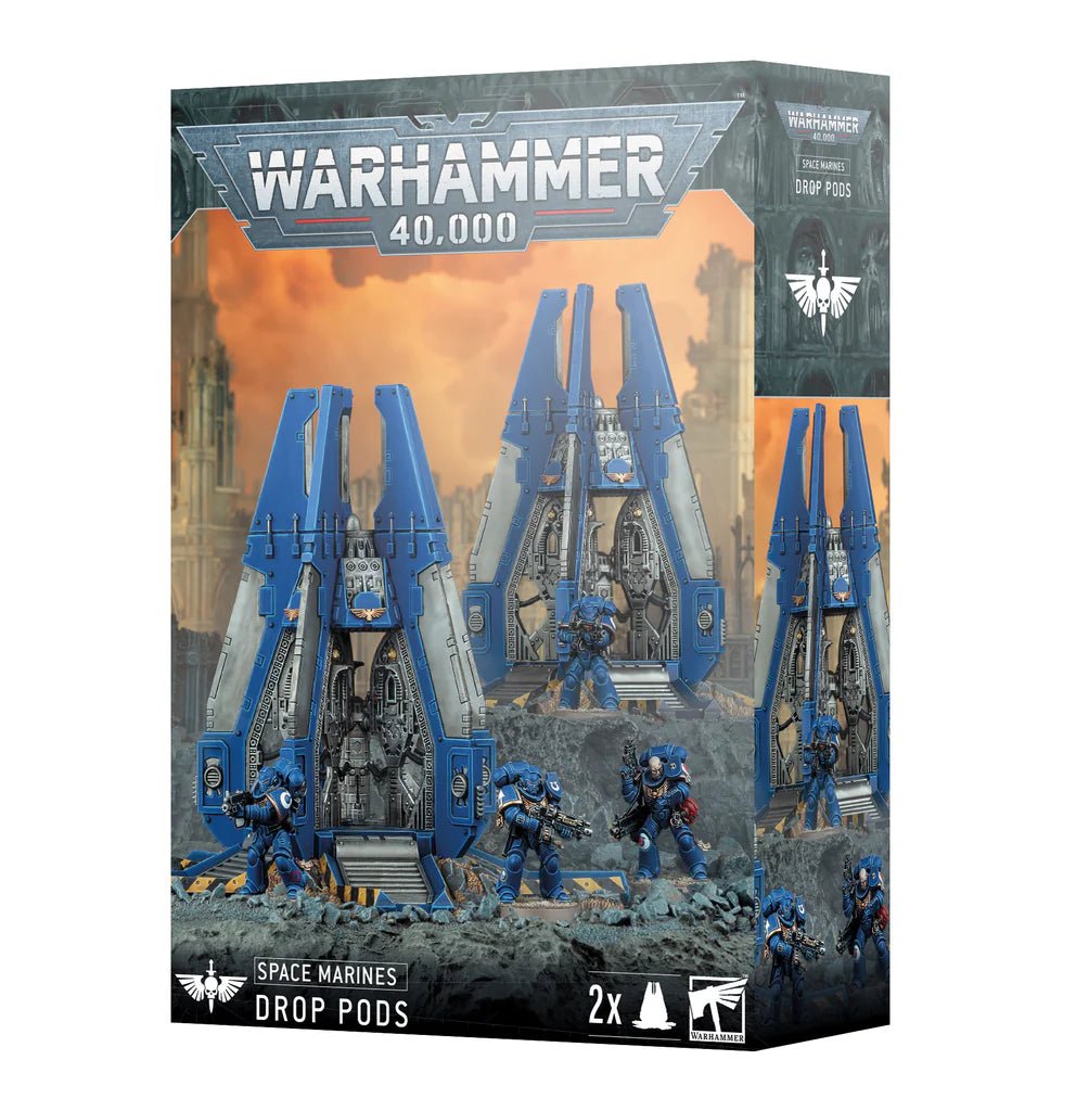Warhammer 40k Space Marines Drop Pod - WiredVillage Games - Games Workshop