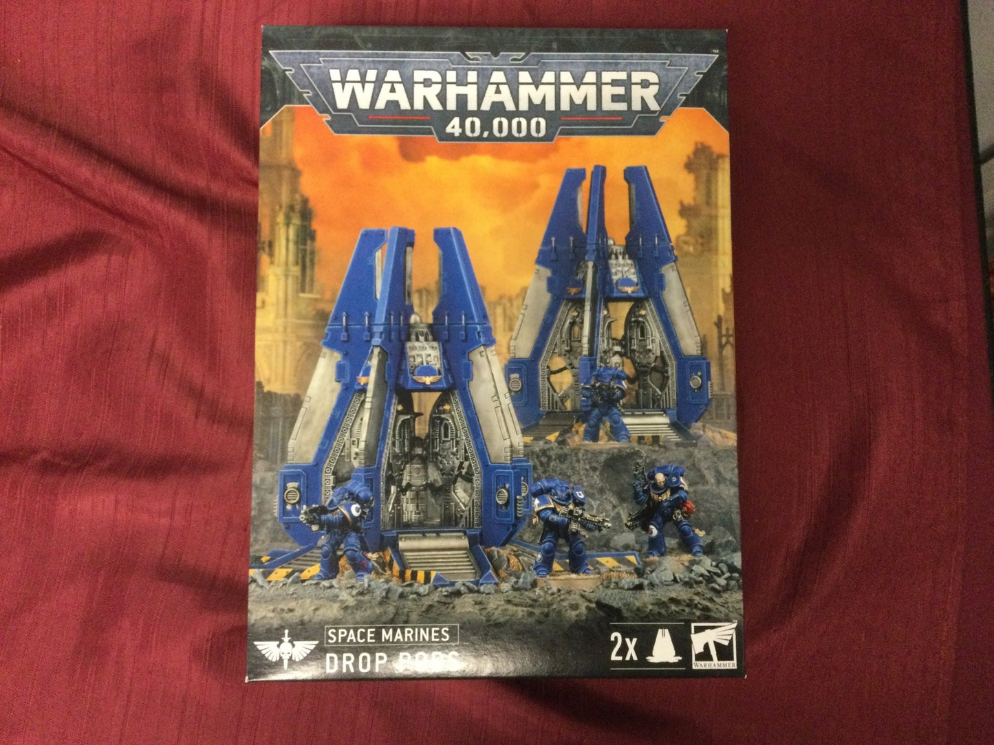 Warhammer 40k Space Marines Drop Pod - WiredVillage Games - Games Workshop