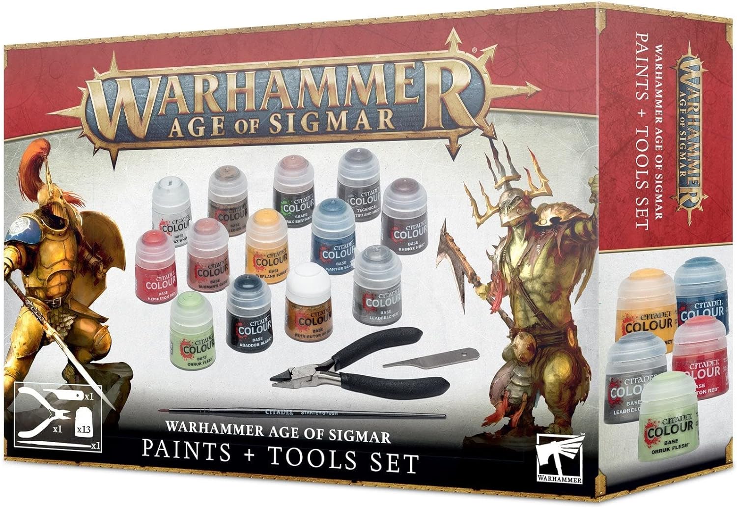 Warhammer: Age of Sigmar - Paint & Tool Set - WiredVillage GamesWiredvillage Games