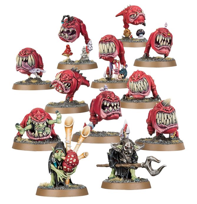 Warhammer Age of Sigmar Gloomspite Gitz: Squig Herd - WiredVillage Games - Games Workshop WiredVillage Games
