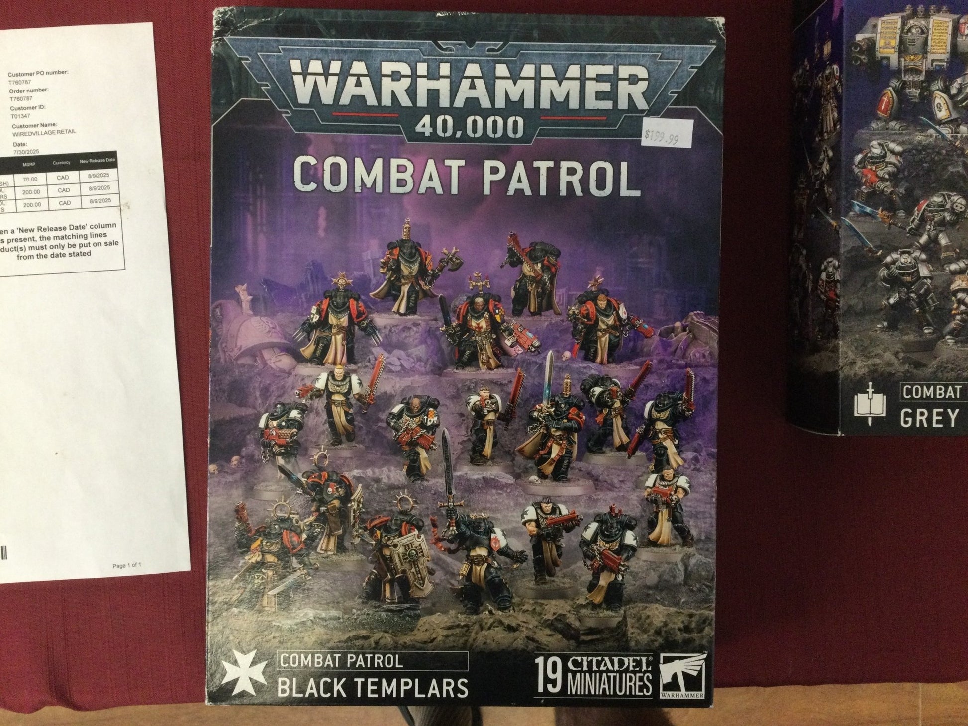 Warhammer Black Templars Combat Patrol - WiredVillage Games - WiredVillage Games