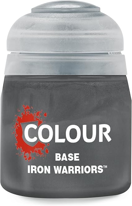 Warhammer Colour Base Iron Warriors - WiredVillage Games - Games Workshop WiredVillage Games