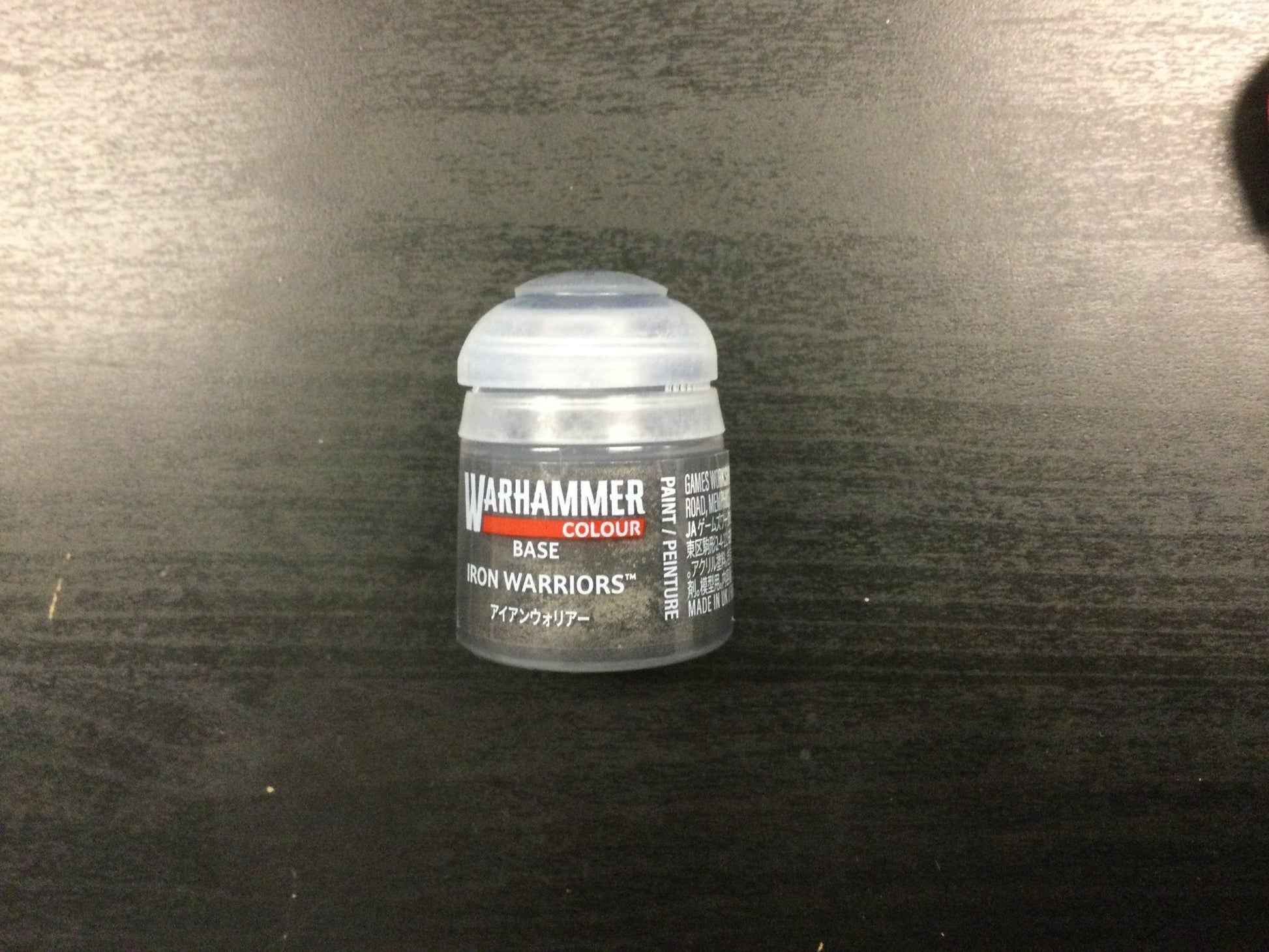 Warhammer Colour Base Iron Warriors -