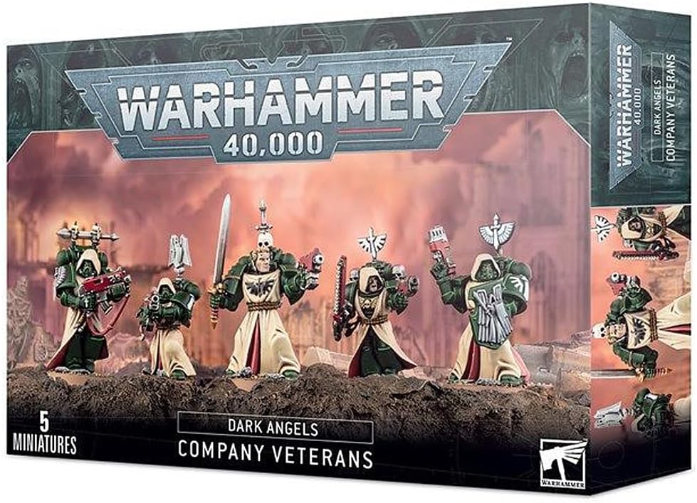 Warhammer Dark Angels Company Veterans Squad - WiredVillage GamesGames Workshop