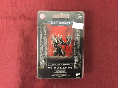 Warhammer 40k Chaos Space Marines: Master of Executions - WiredVillage Games - Games Workshop WiredVillage Games