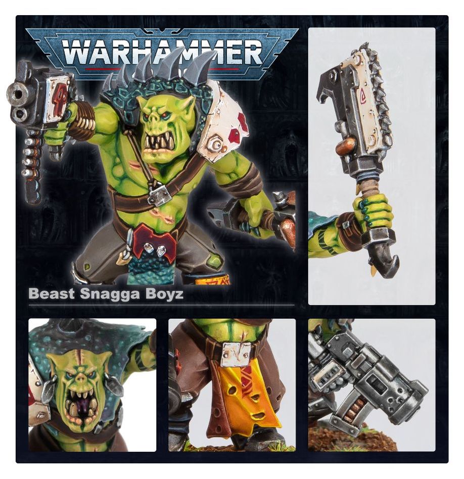 Warhammer: Ork Beast Snagga Boyz - WiredVillage Games - Games Workshop