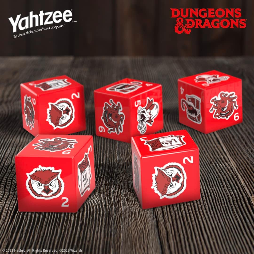 YAHTZEE: Dungeons & Dragons Dice Tower - WiredVillage Games - Wiredvillage Games