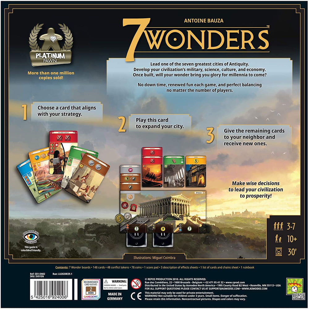7 Wonders Board Game (New Edition)