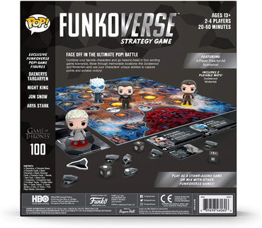 Funkoverse Game of Thrones 100 Pop! Strategy Board Game