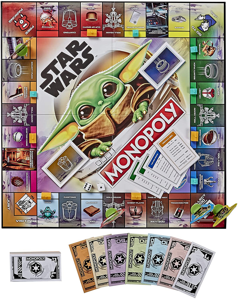 MONOPOLY Star Wars The Mandalorian The Child Edition Board Game