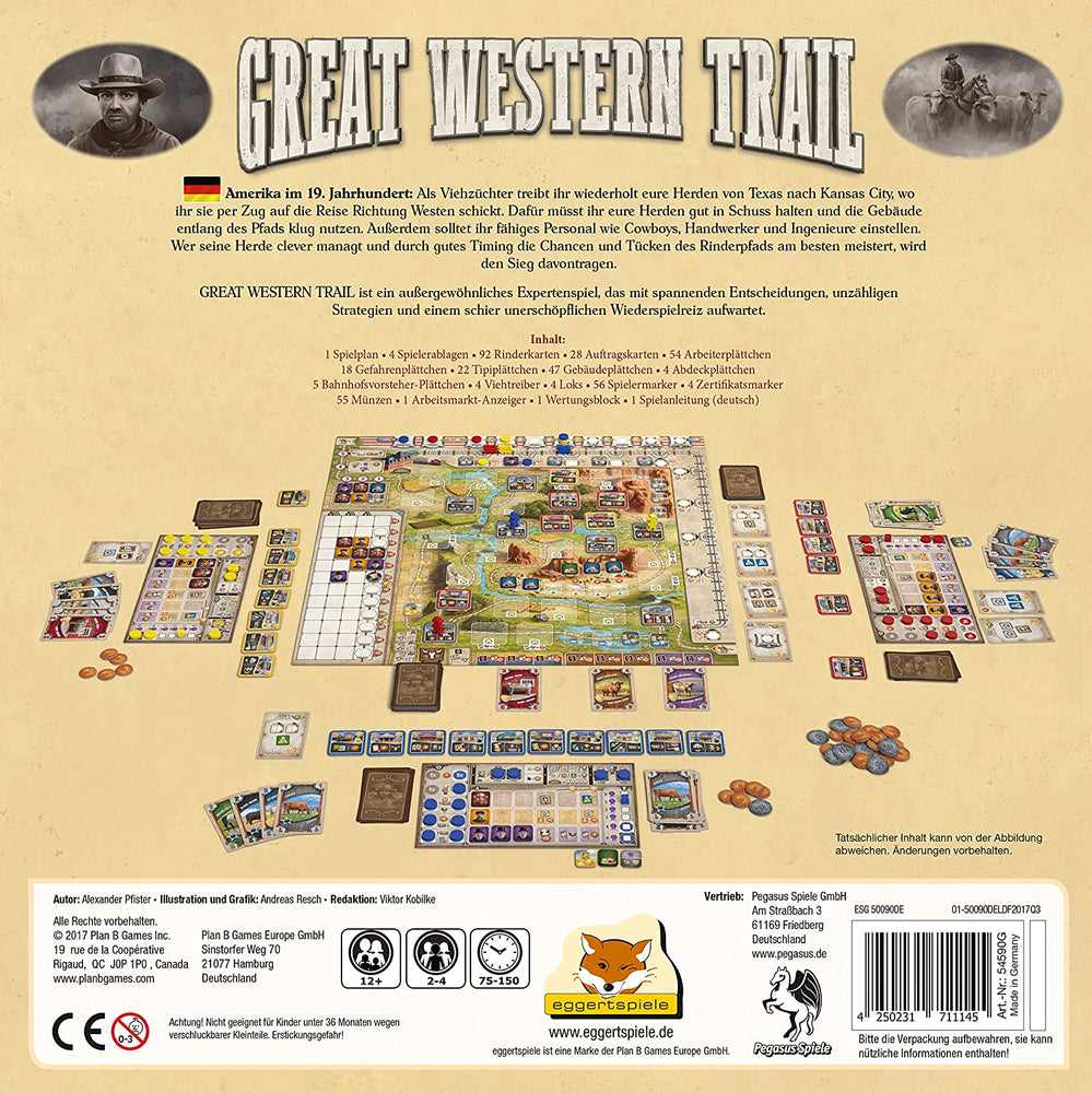 Great Western Trail Board Game