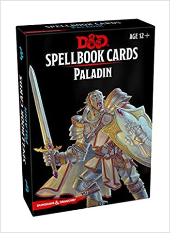 Dungeons & Dragons SPELLBOOK CARDS PALADIN 2ND EDITION
