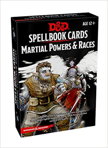 Dungeons & Dragons: Spellbook Cards Martial Powers and Races