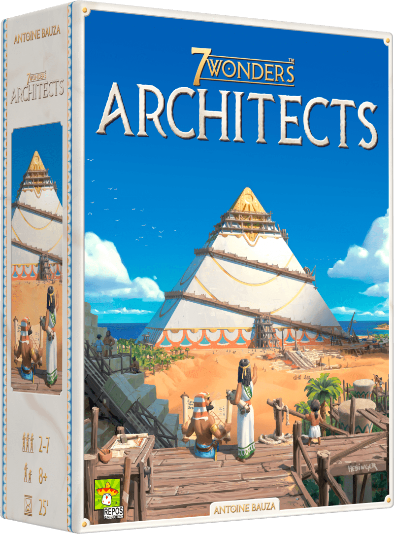 7 WONDERS - ARCHITECTS - WiredVillage Games - Repos Production