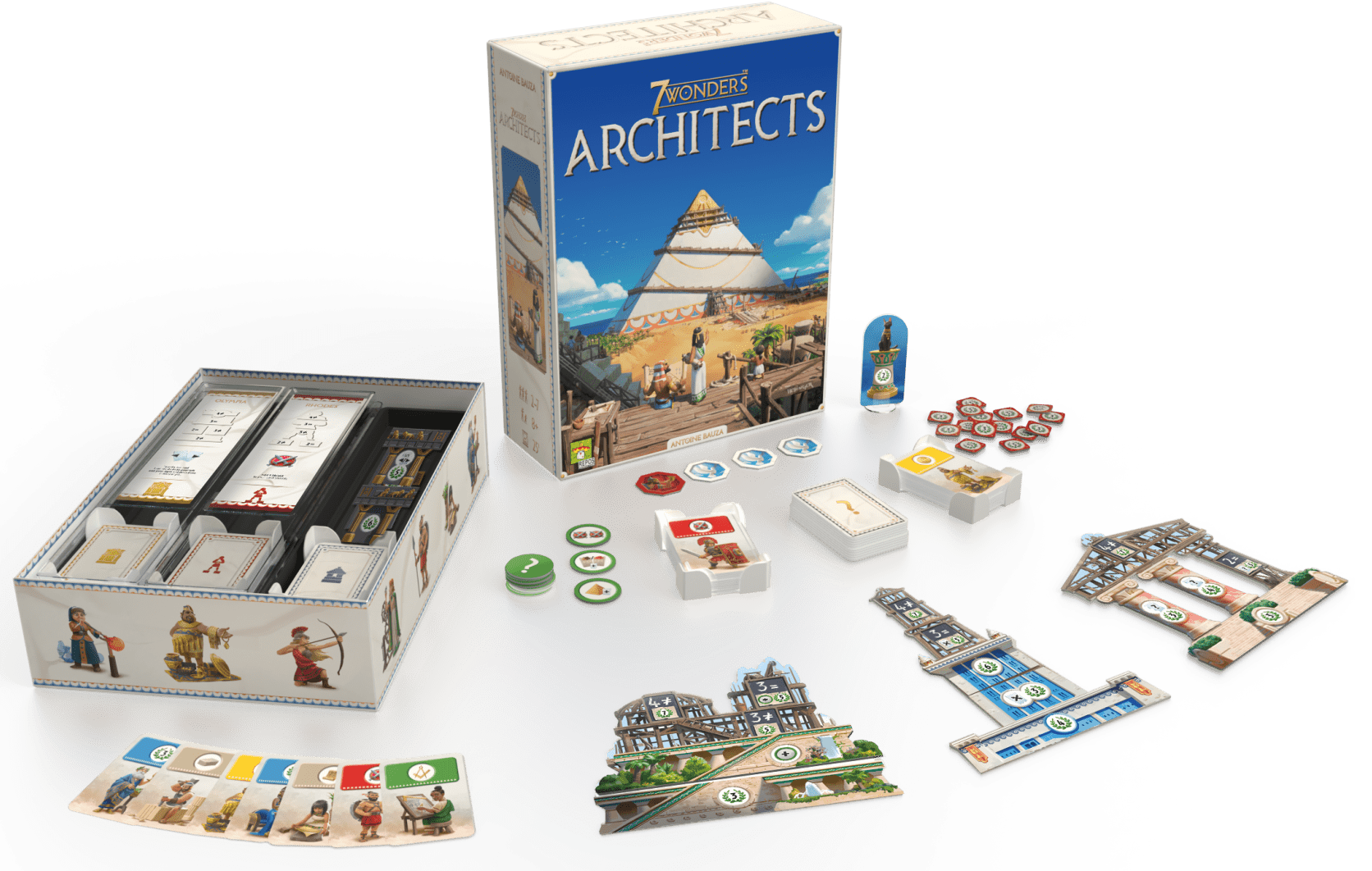 7 WONDERS - ARCHITECTS - WiredVillage Games - Repos Production