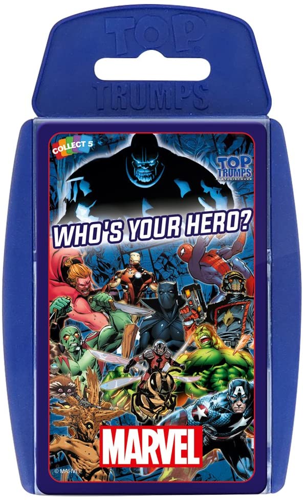 Top Trumps Marvel Who's Your Hero? Card Game