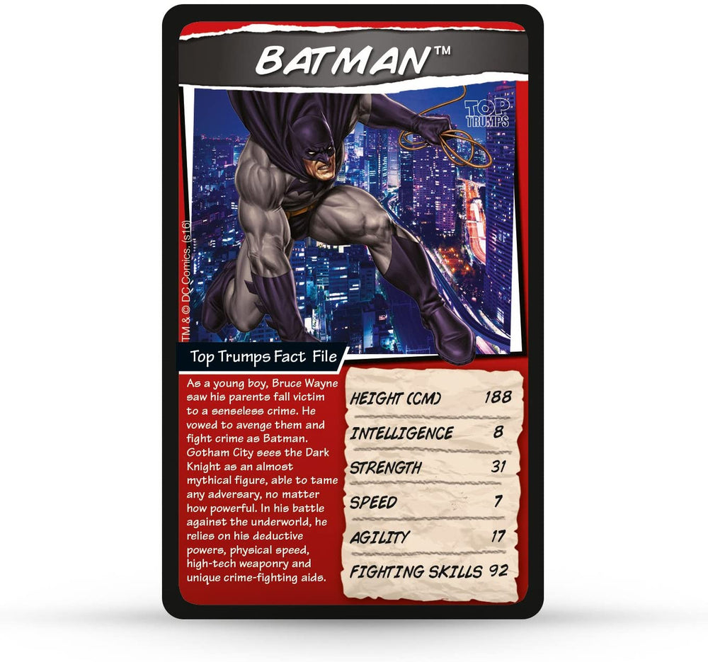 Top Trumps DC Comics Who's the Strongest? Card Game