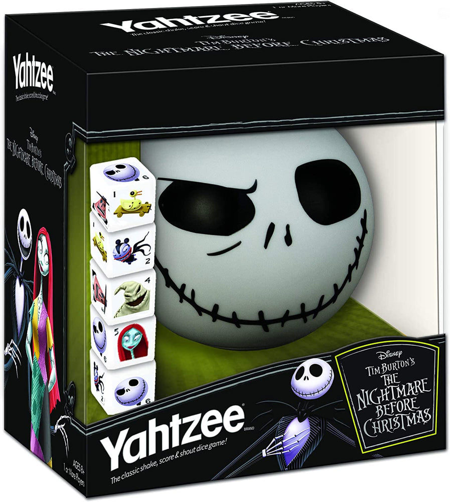 Yahtzee The Nightmare Before Christmas Dice Game - Jack Skellington