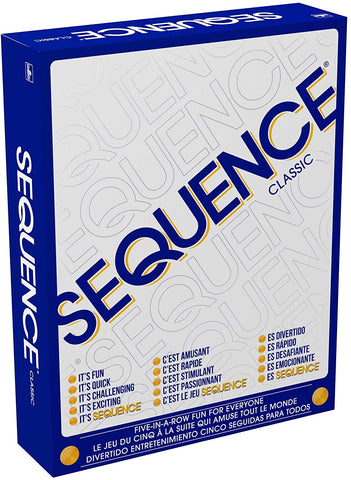 SEQUENCE Classic Trilingual Board Game