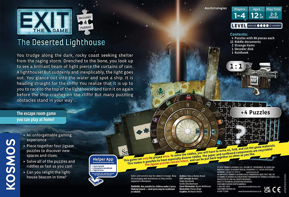 EXIT : The Deserted Lighthouse Board Game