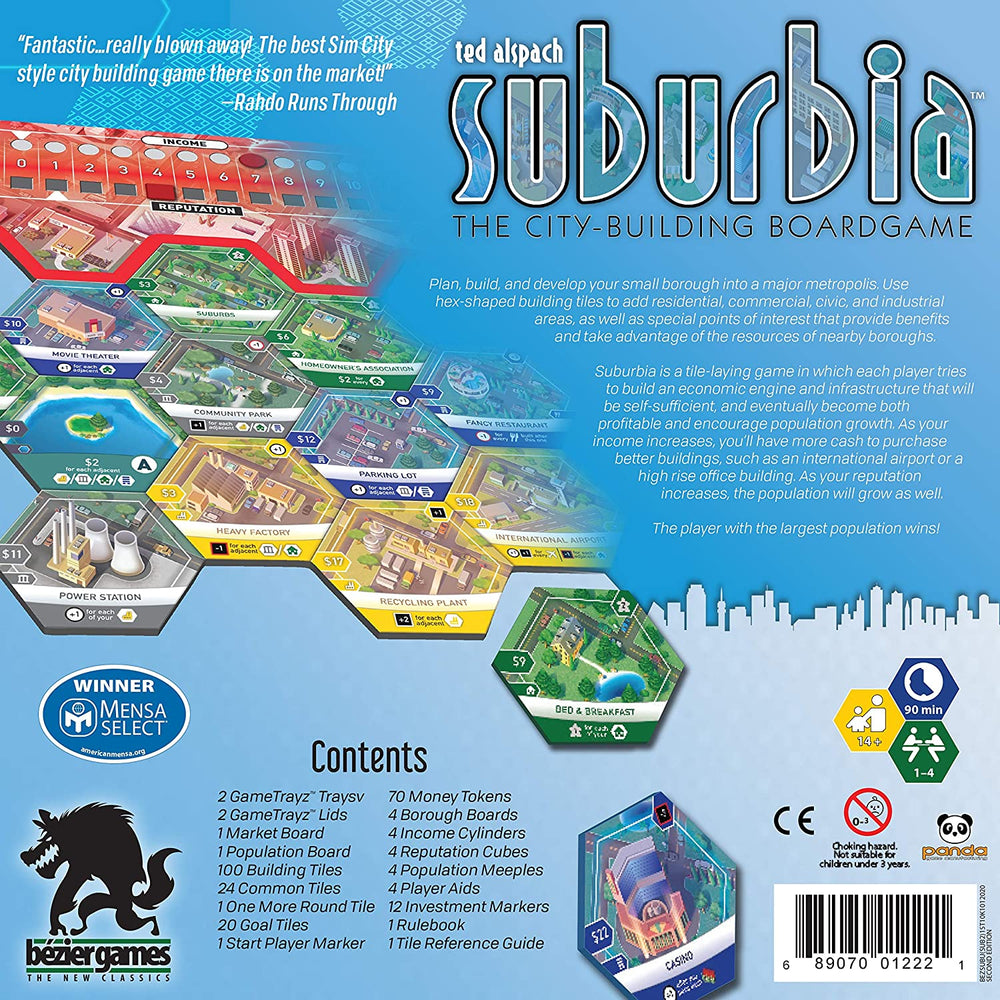 Suburbia 2nd Edition Board Game