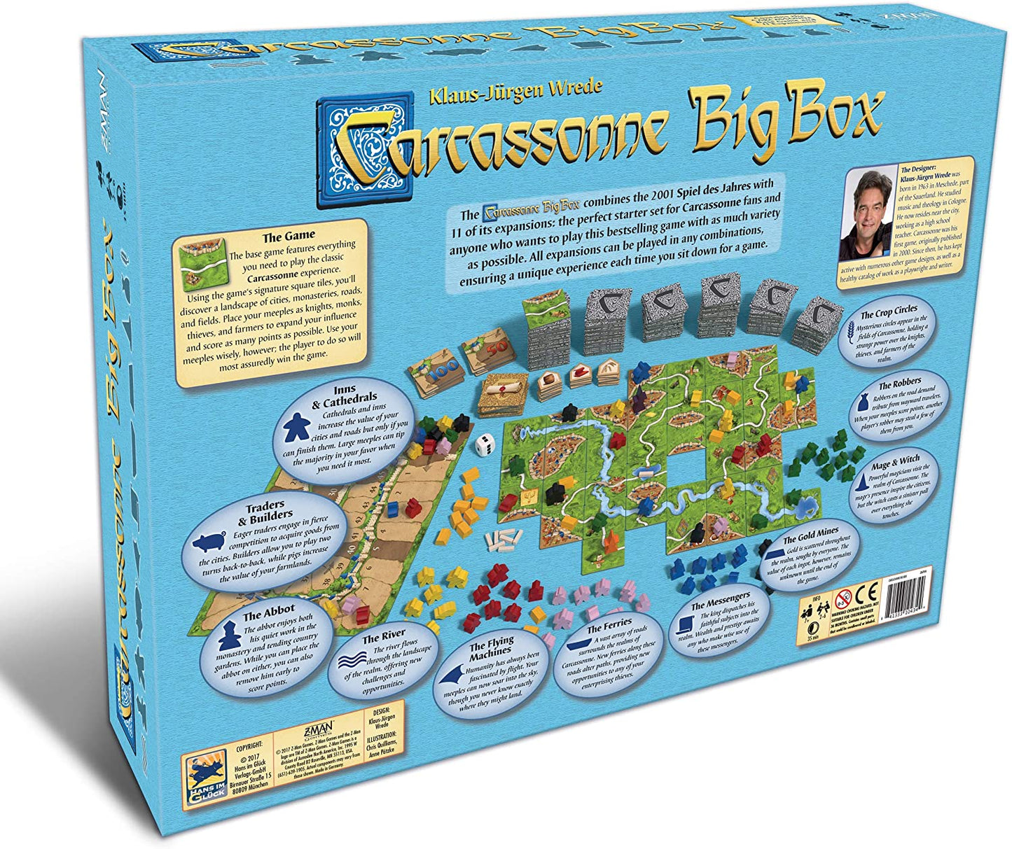 Carcassonne Big Box Board Game - WiredVillage GamesZ - Man Games