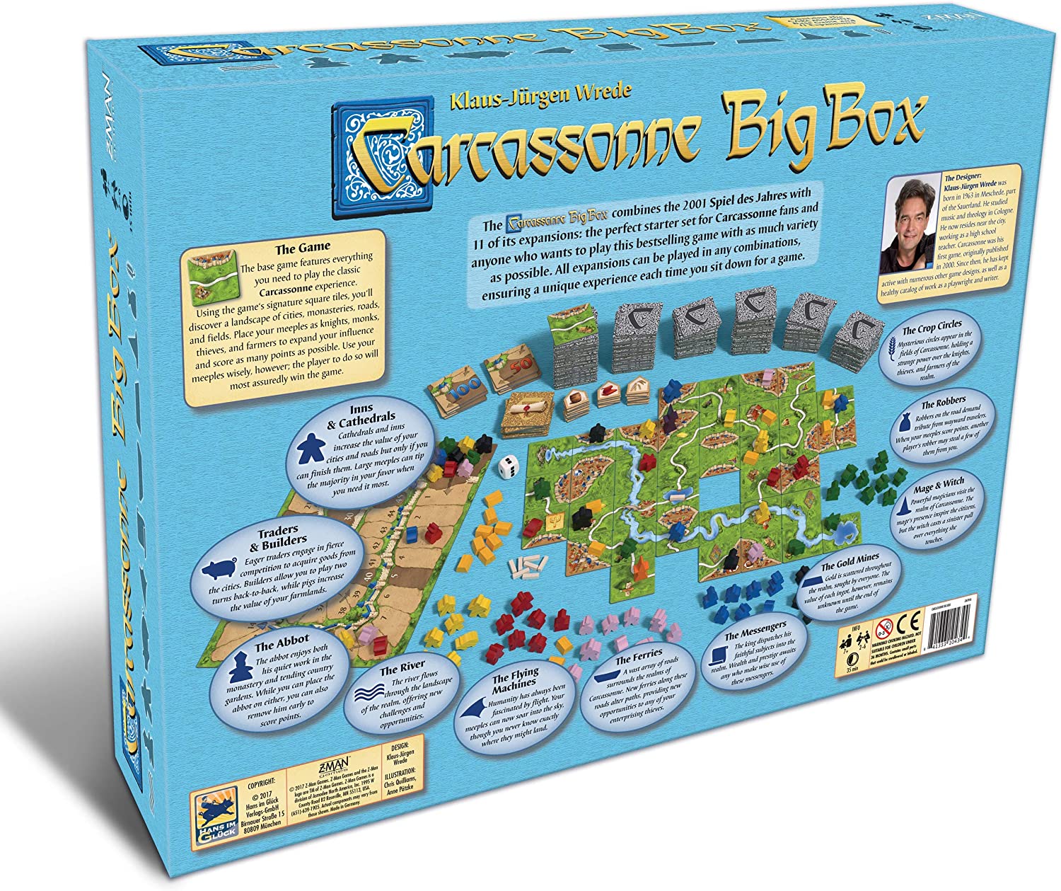 Carcassonne Big Box Board Game - WiredVillage GamesZ - Man Games