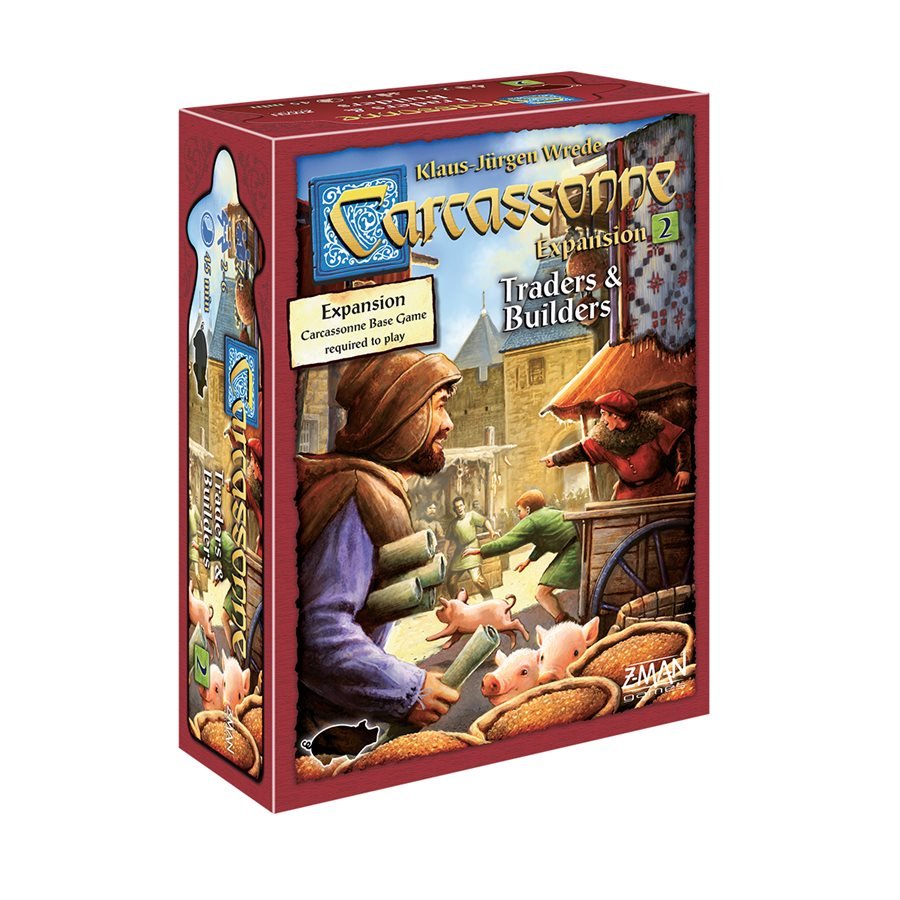 Carcassonne EXPANSION 2 : Traders & Builders - WiredVillage Games - Z - Man Games