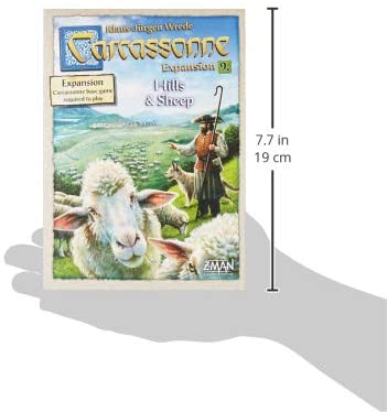 Carcassonne EXPANSION 9 : Hills & Sheeps - WiredVillage GamesZ - Man Games