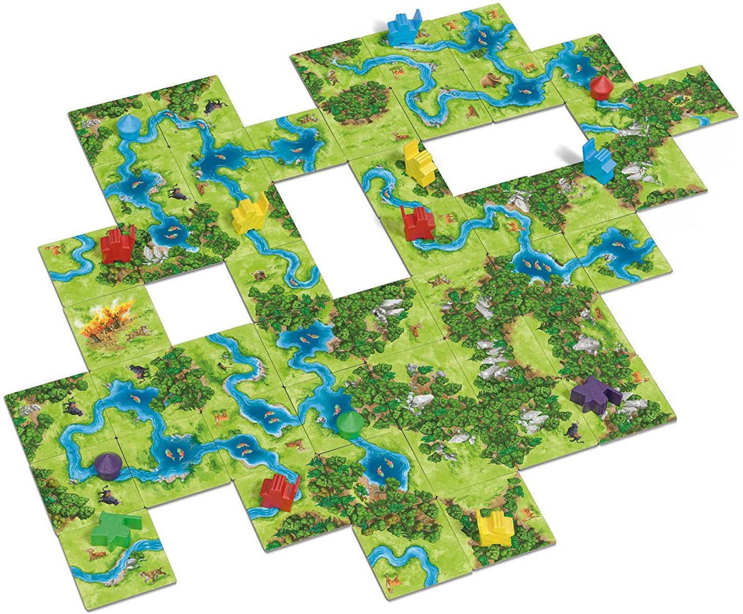 Carcassonne Hunters & Gatherers Board Game - WiredVillage GamesZ - Man Games