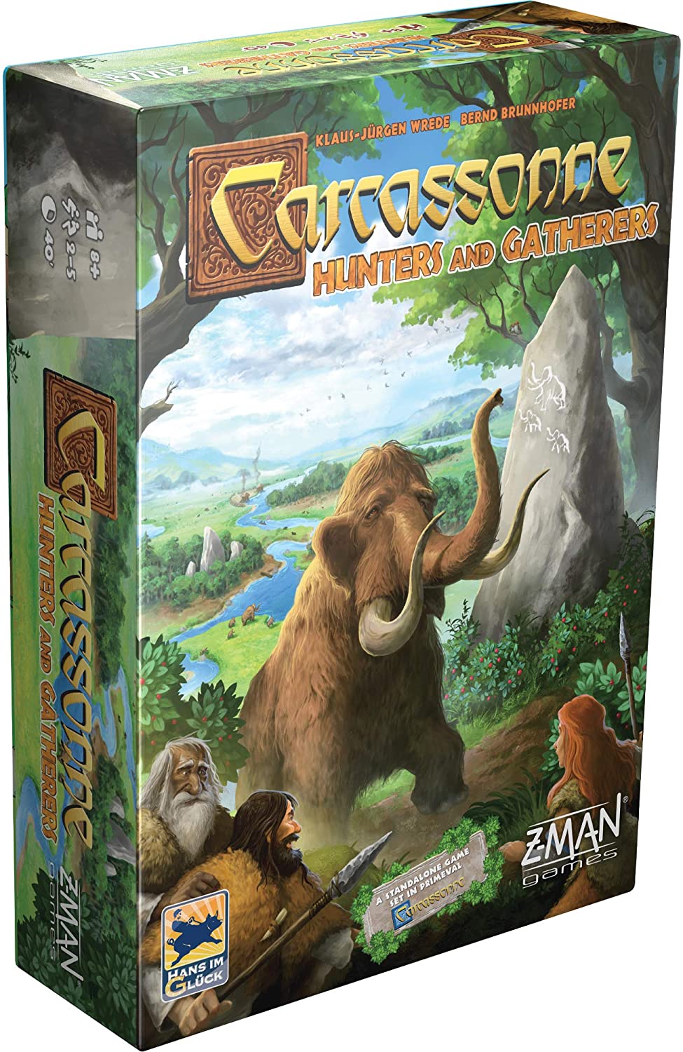 Carcassonne Hunters & Gatherers Board Game - WiredVillage Games - Z - Man Games