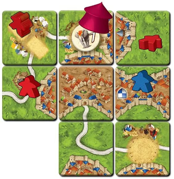 Carcassonne Under the Big Top Board Game EXPANSION 10 - WiredVillage GamesZ - Man Games