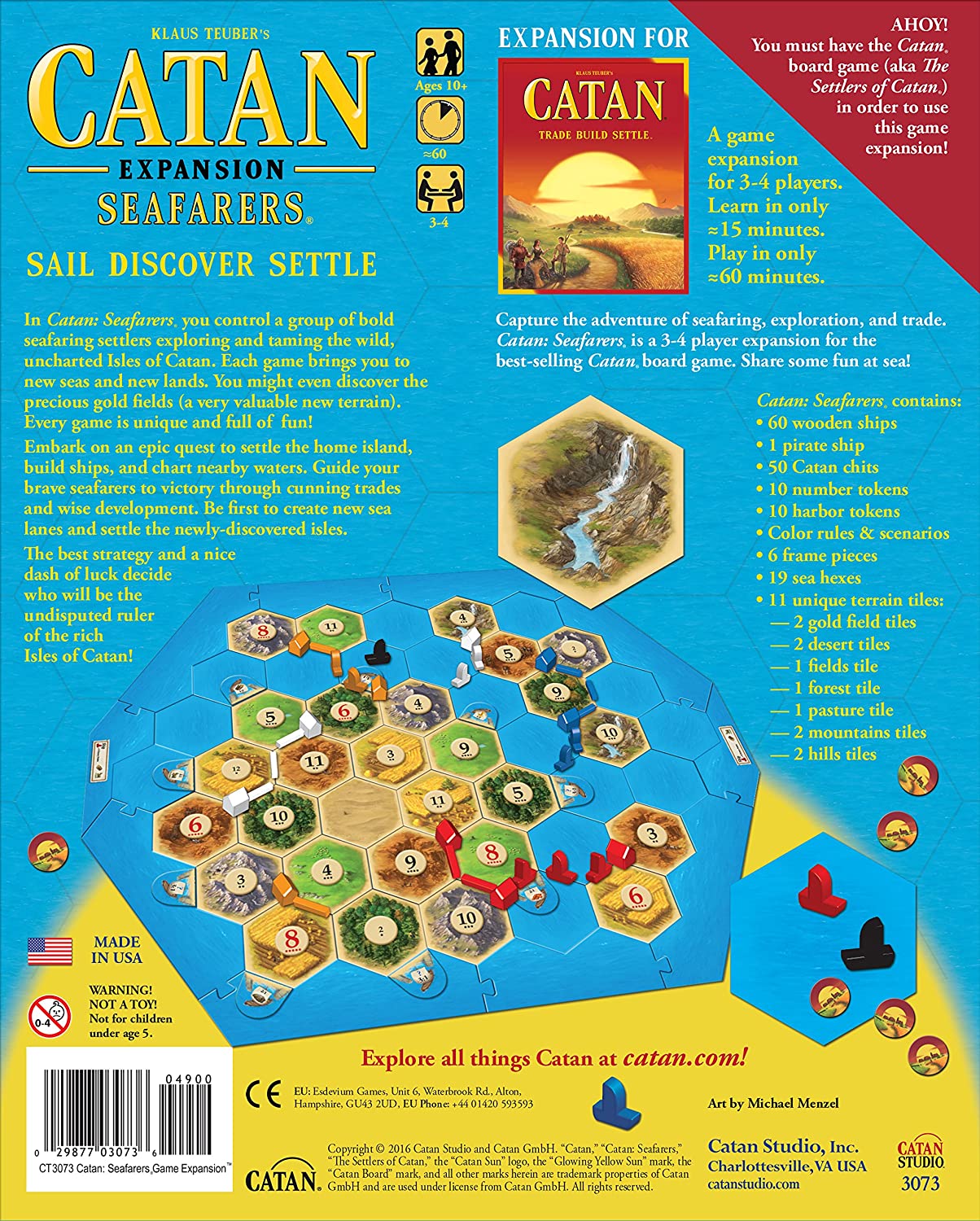 Catan Seafarers Board Game Expansion - WiredVillage GamesCatan Studio