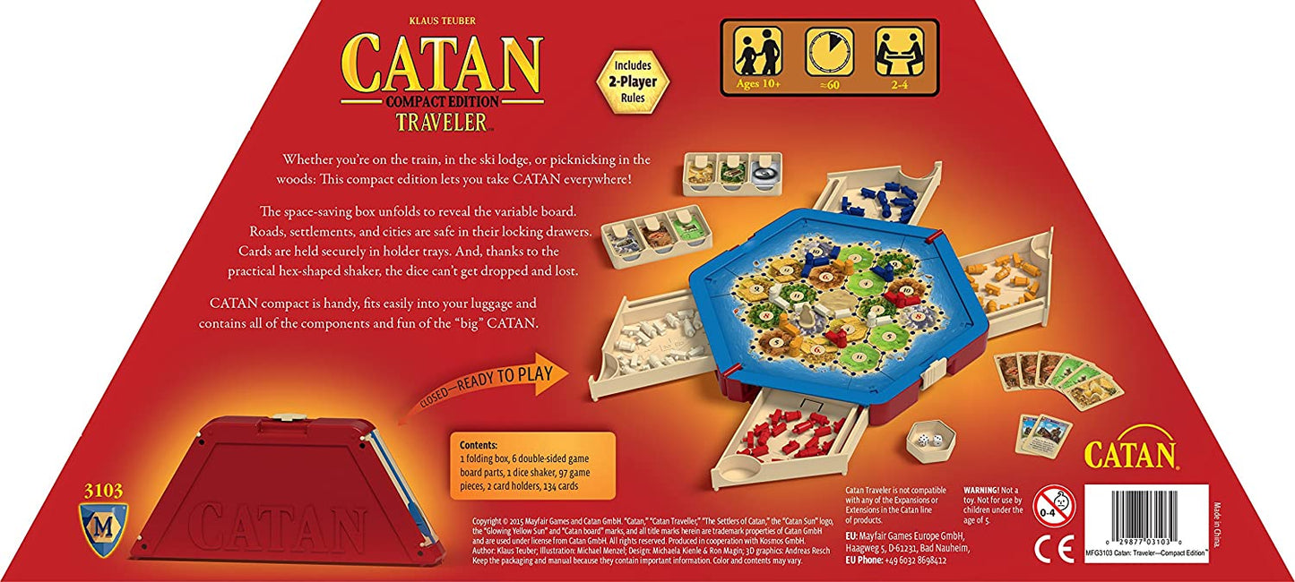 CATAN Traveler Edition Board Game - WiredVillage GamesCatan Studio