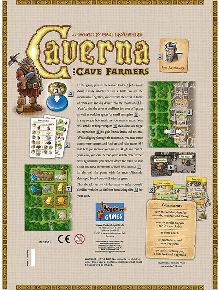 Caverna : The Cave Farmers Card Game - WiredVillage Games - Mayfair Games