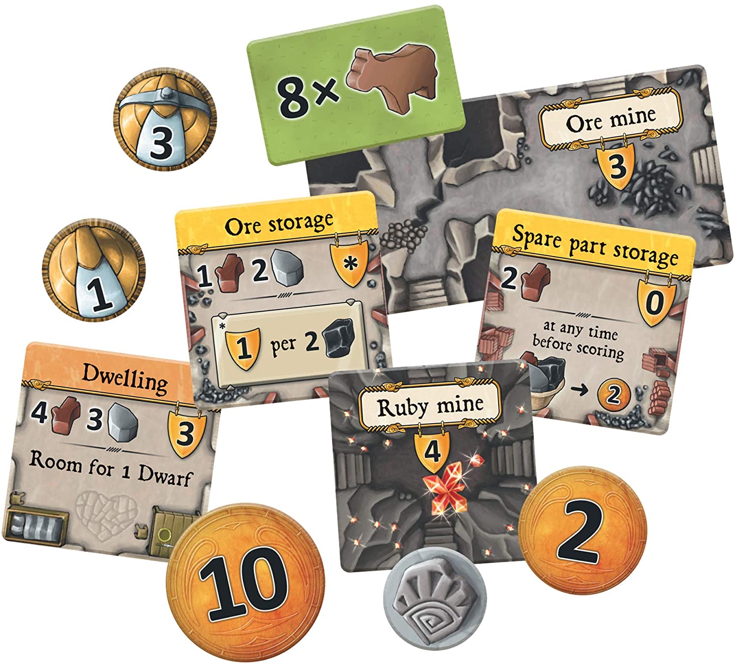 Caverna : The Cave Farmers Card Game - WiredVillage GamesMayfair Games