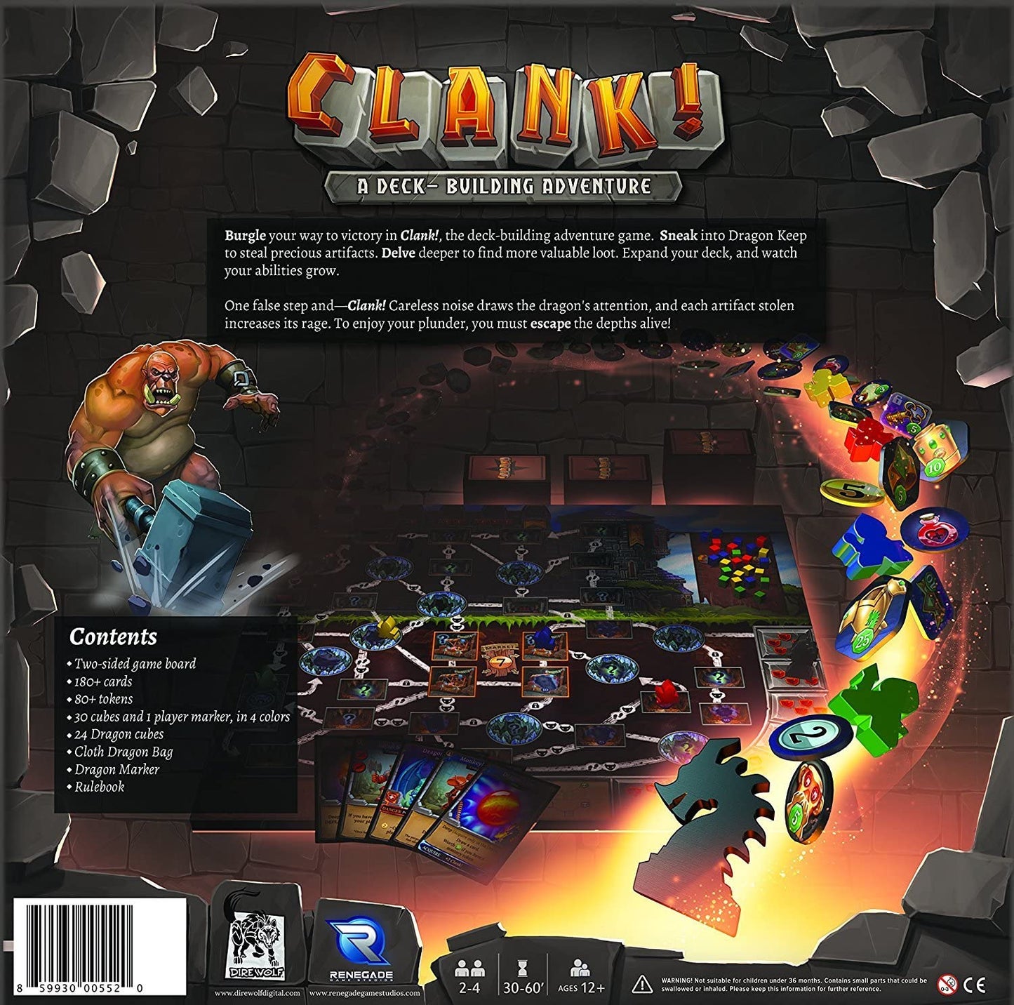 Clank! A Deck Building Adventure Board Game - WiredVillage GamesRenegade Game Studios