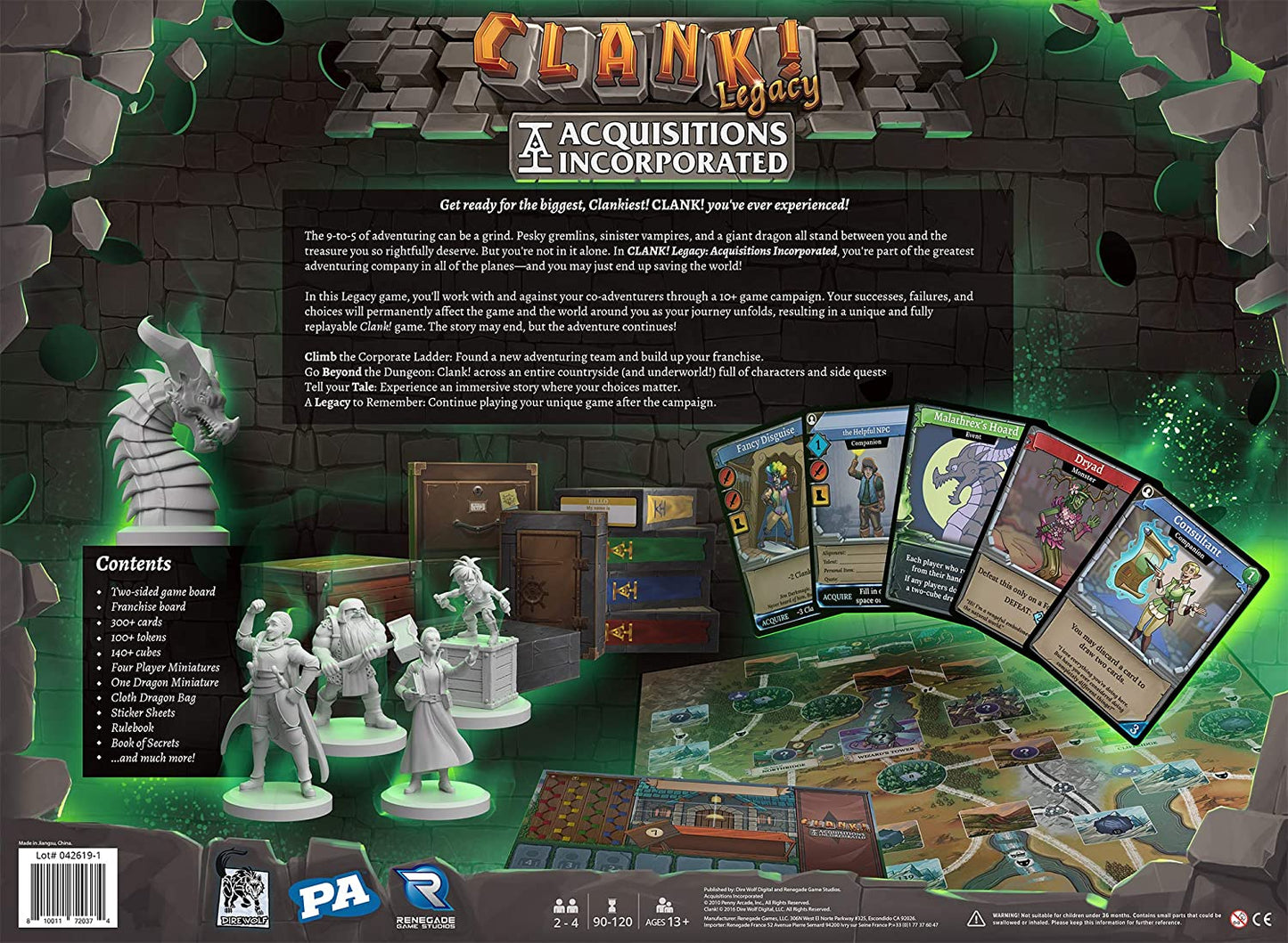Clank! Legacy : Acquisitions Incorporated Board Game - WiredVillage Games - Renegade Game Studios